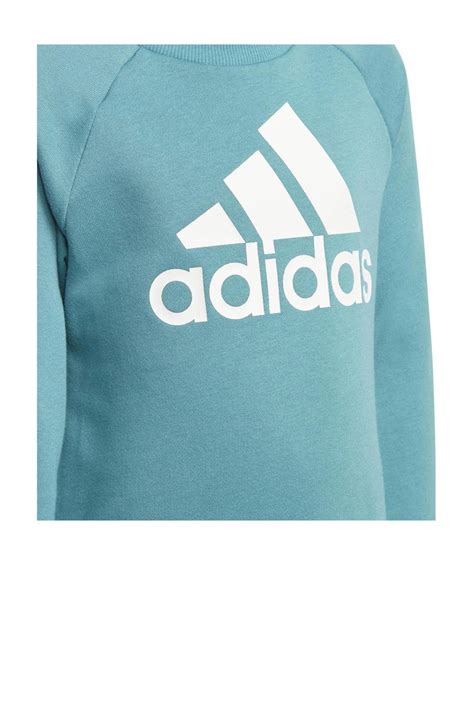 adidas lichtblauw joggingpak